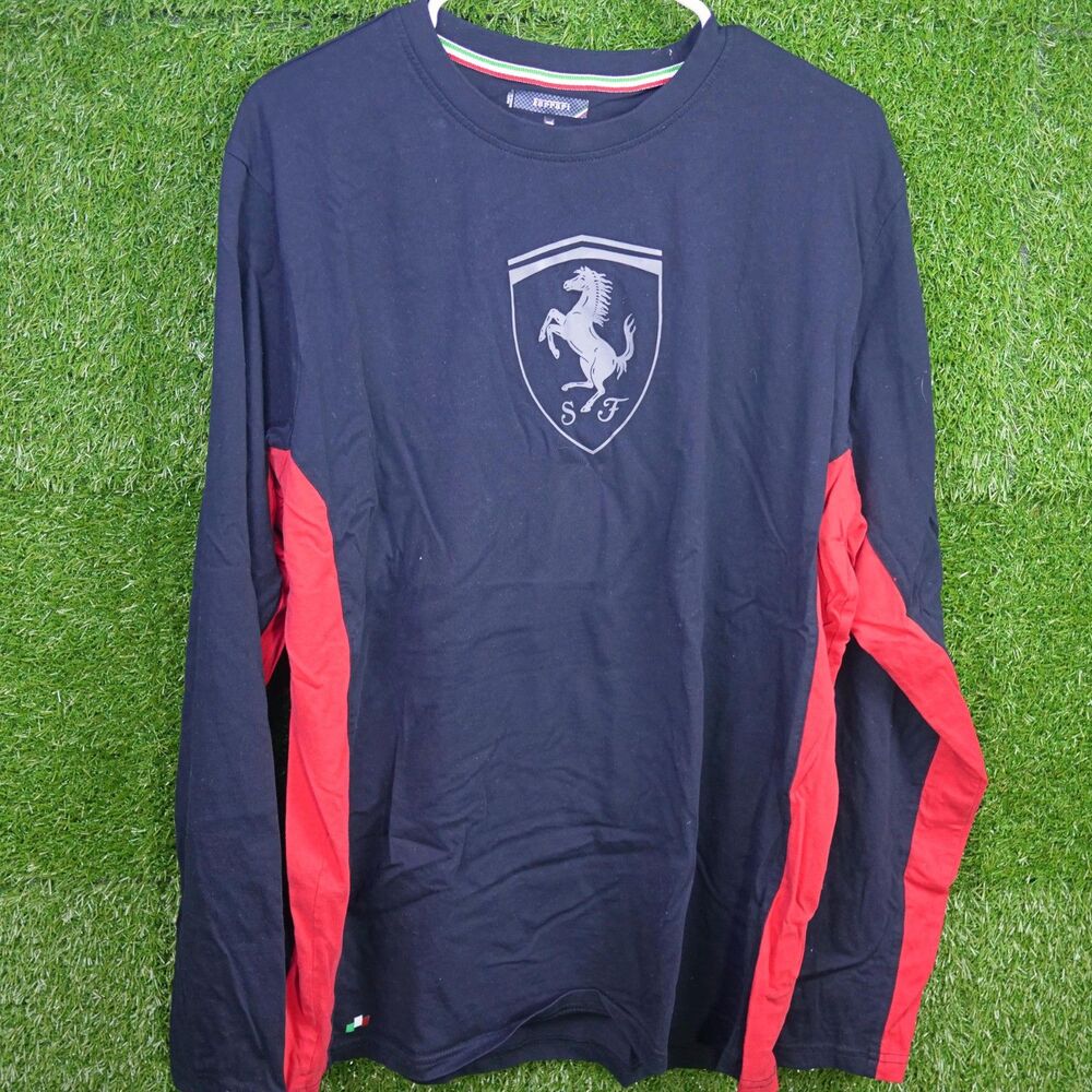 Ferrari Lifestyle Long-Sleeve T-shirt - Men's Size XXXL